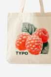 Foundation Typo Tote, RASPBERRIES - alternate image 2