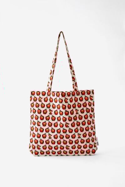 Foundation Typo Tote, APPLES