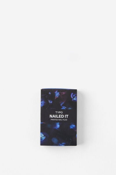 Nailed It Printed Nail Files, FLORAL PARADISE