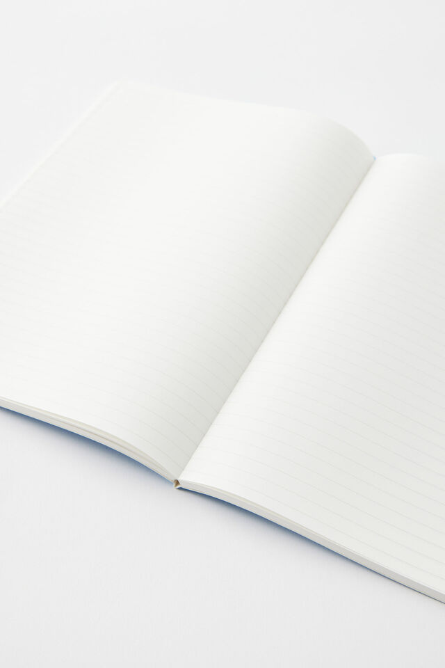 B5 Soft Cover Lined Notebook, BLUE SKIES