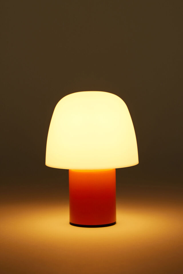 Touch Mushroom Desk Lamp, TANGERINE