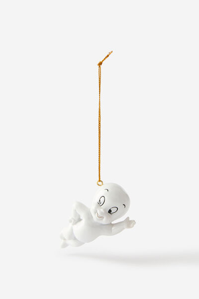 Collab Resin Christmas Ornament, LCN UNI CASPER THE FRIENDLY GHOST