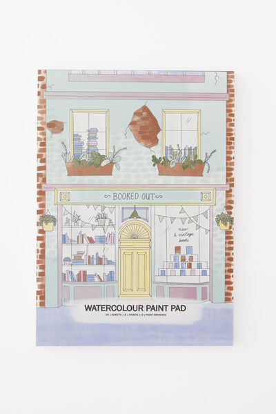 Large Watercolour Paint Pad, MINI WORLD