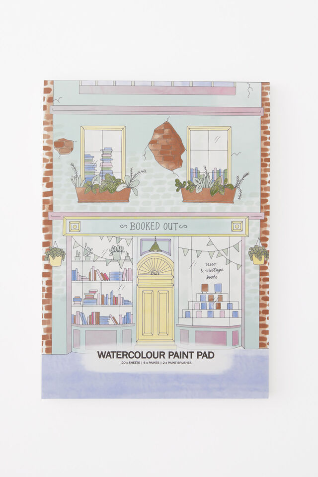Large Watercolour Paint Pad, MINI WORLD