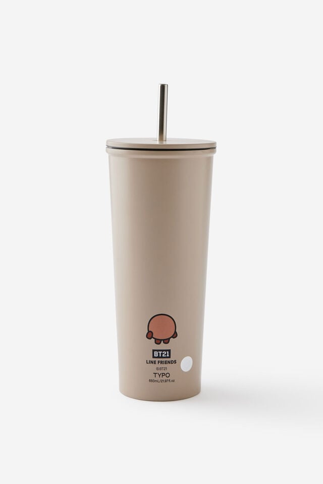 Collab Metal Smoothie Cup, LCN BT21 SHOOKY