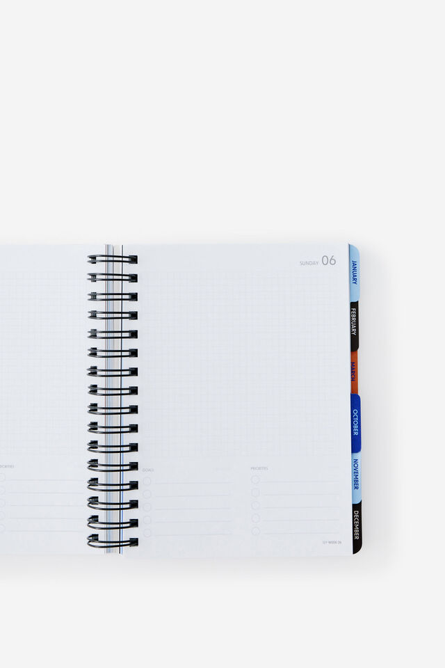 26/27 Daily Planner, BLACK