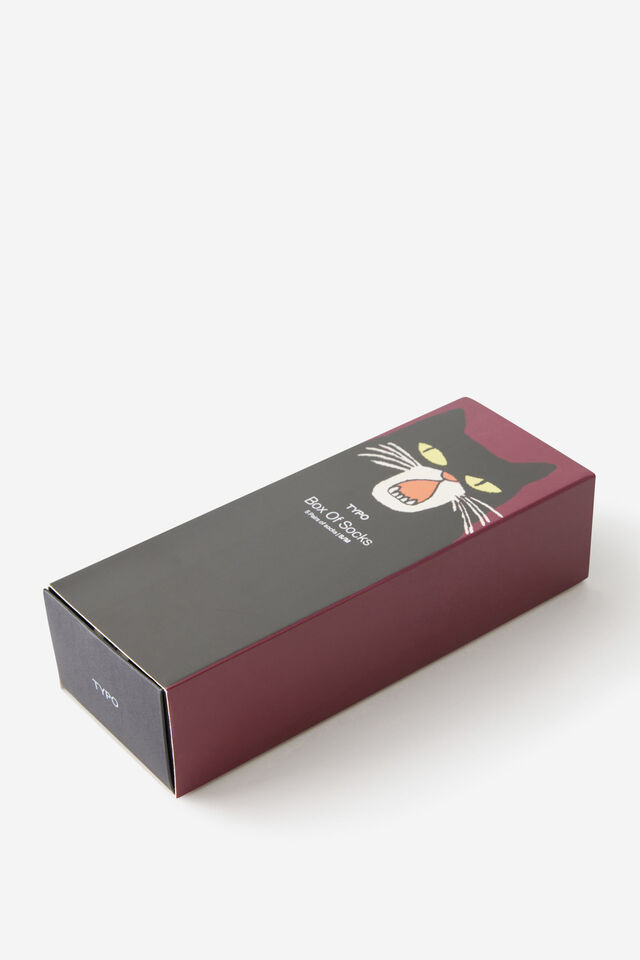 Box Of Socks, CAT LOVERS (S/M)