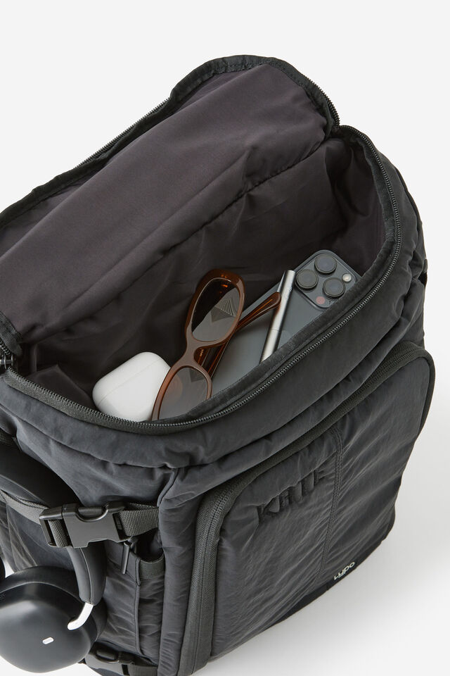 Personalised Carry All Backpack, BLACK