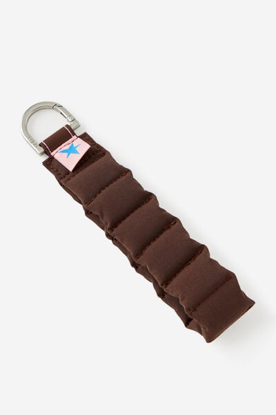 Quilt Wristlet, ESPRESSO