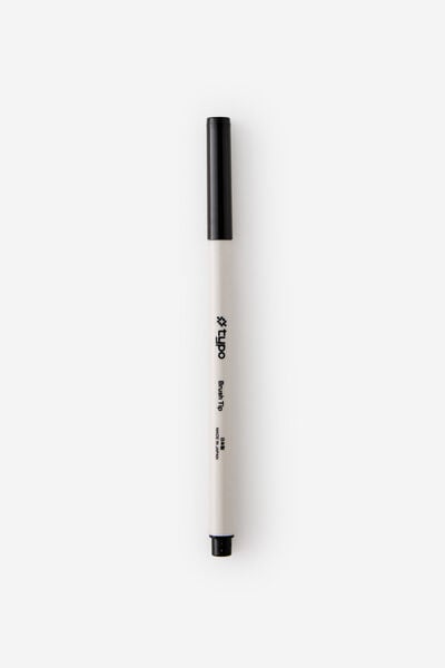 Brush Tip Pen, BLACK