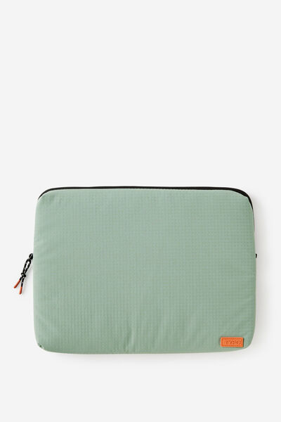 Metro 14 Inch Laptop Organiser, TYPO GREEN