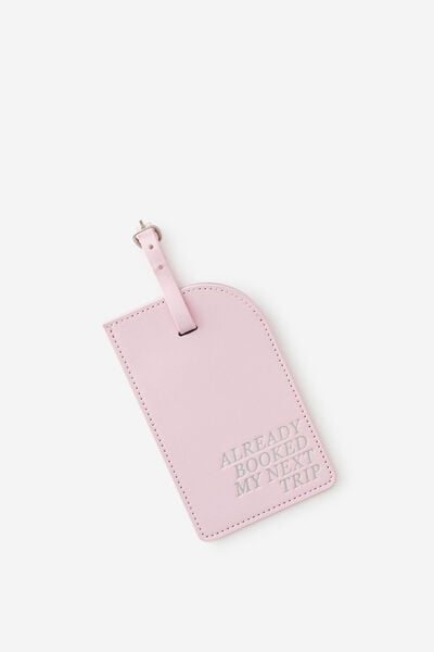 Core Luggage Tag, NEXT TRIP/PINK BLOSSOM
