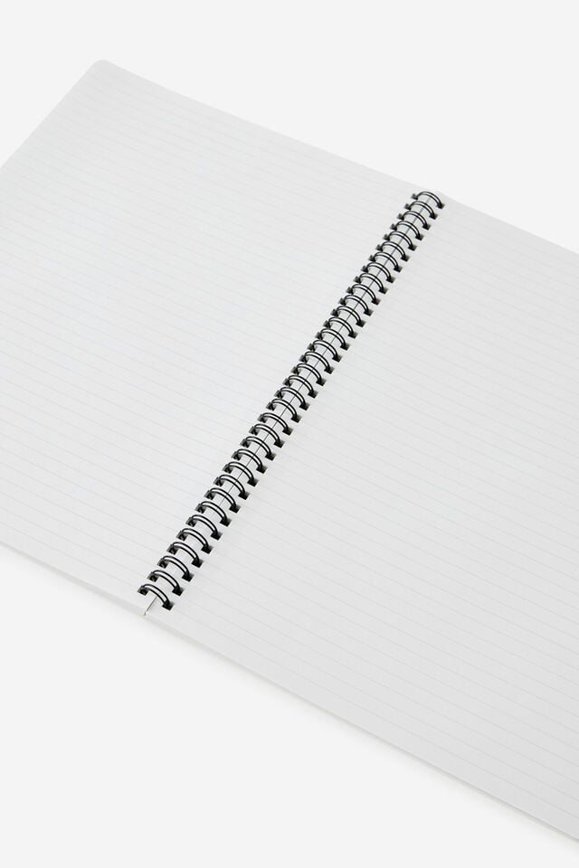 A4 Spiralbound Notebook, CATTITUDE