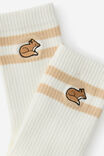 Socks, FOX STRIPES EMB - alternate image 2