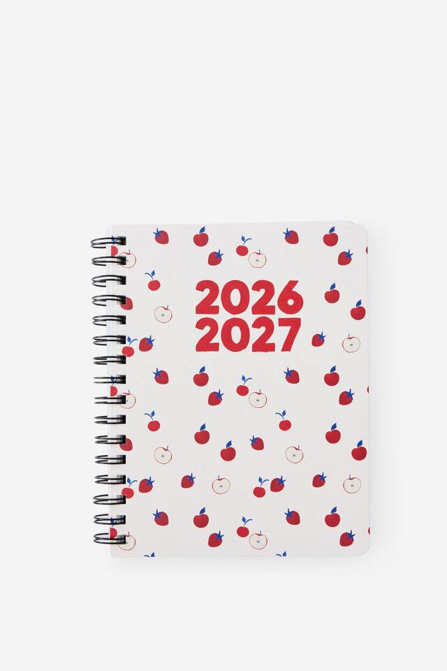 26/27 Weekly Planner, ECRU STRAWBERRIES