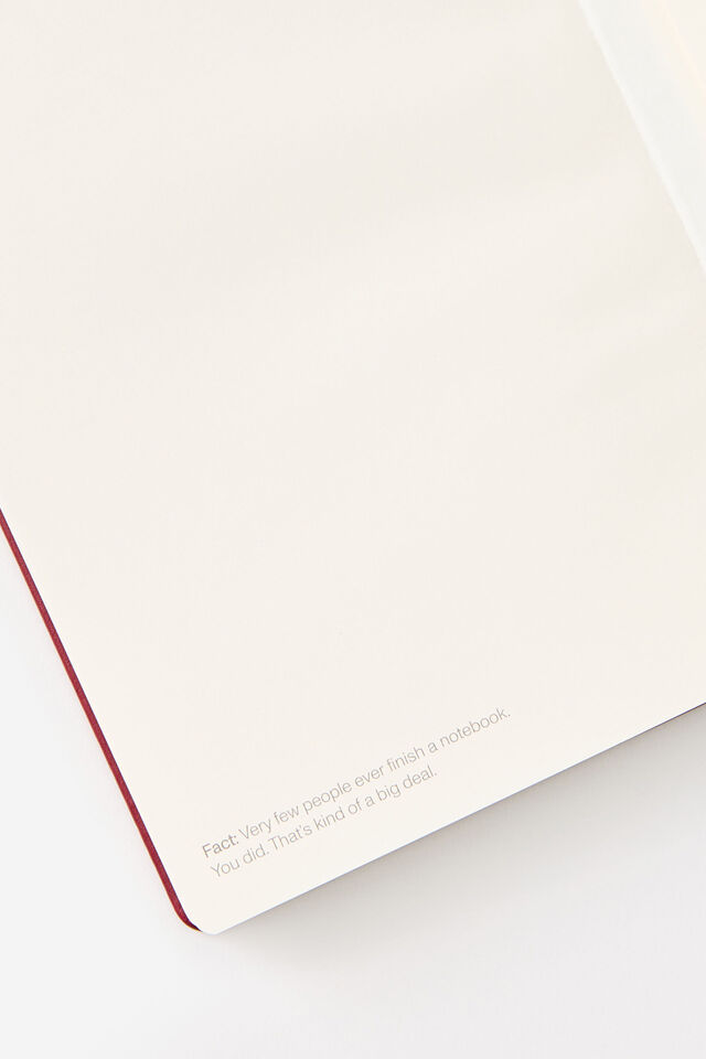 Metro A5 Hard Dot Notebook, Cabernet