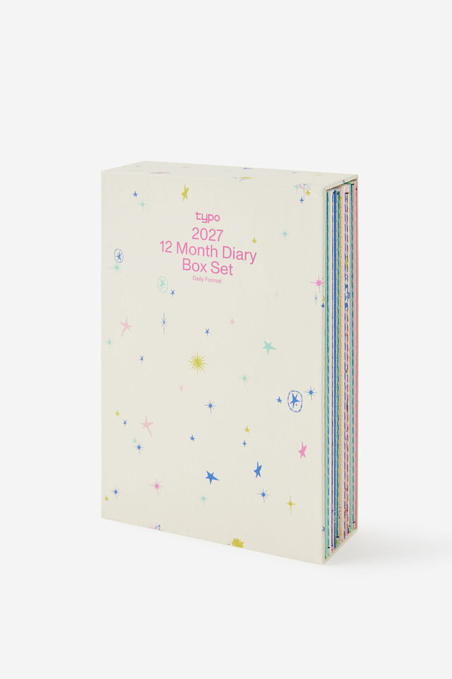 2027 A5 Daily Diary 12Pk Box Set, BRIGHT DAYS