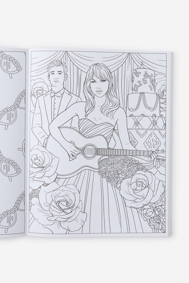 Colour In Taylor Colouring Book, ASSORTED