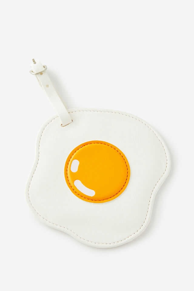 Shaped Luggage Tag, FRIED EGG