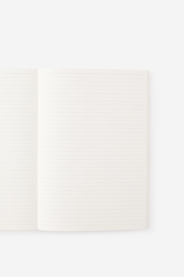 Metro B5 Soft Lined Notebook, Ditsy Pansy Midnight Ink