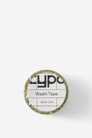 Washi Tape 15Mm, LIMONCELLO SQUIGGLE - example image 2