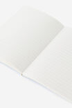 Personalised B6 Soft Cover Lined Notebook, BLUE SKIES - alternate image 3