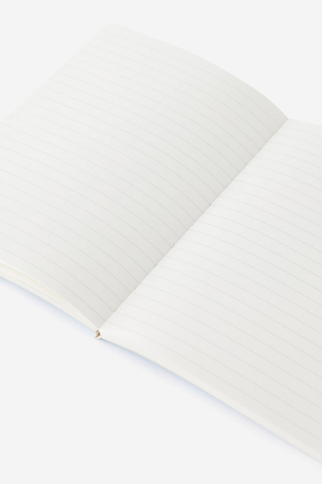 Personalised B6 Soft Cover Lined Notebook, BLUE SKIES