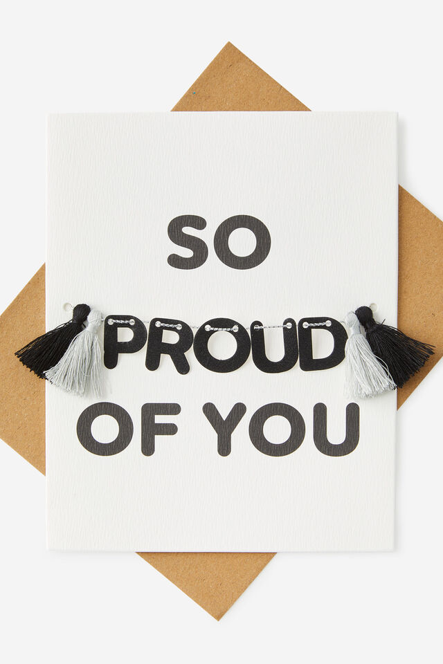 Luxe Tassel Cards, SO PROUD OF YOU