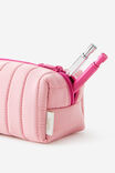 Puffy Stitch Pencil Case, STRAWBERRY MILK/LAVA RED - example image 2