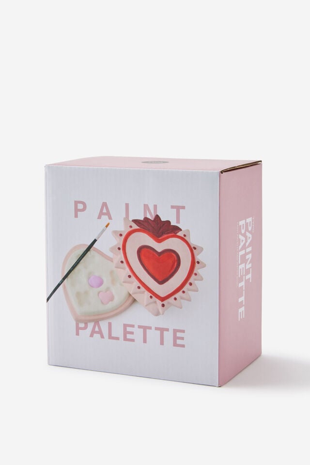 Decor Paint Palette, FLAMING HEART