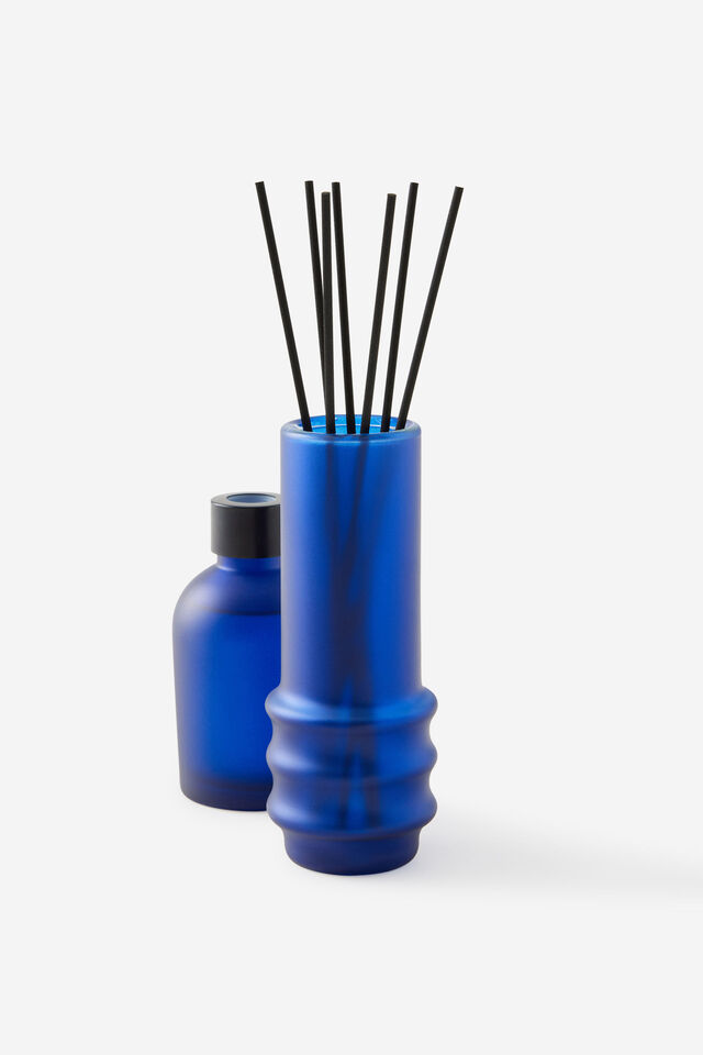 Frosted Reed Diffuser Set, AUDIO DREAMER BLUE
