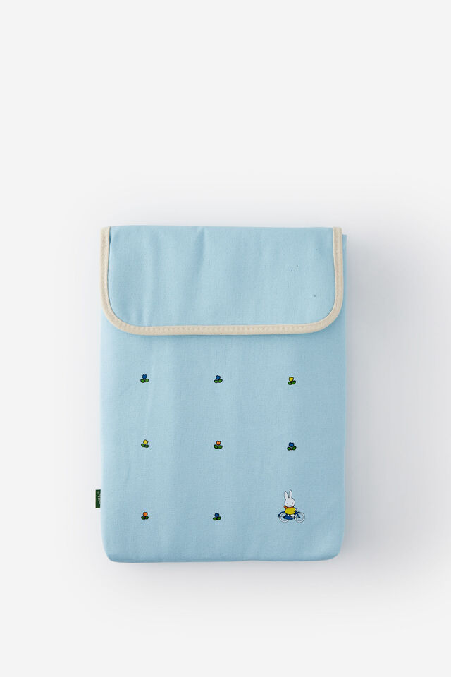 Collector Mode 14 Inch Laptop Sleeve, LCN MIF MIFFY FLOWER FIELD PURE POND