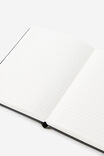 Personalised Metro B6 Hard Lined Notebook, Black - alternate image 3