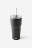 Personalised Smoothie Cup 600Ml, BLACK - example image 2