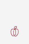 Shaped Paper Clips 8Pk, APPLES SWEET RED - alternate image 2