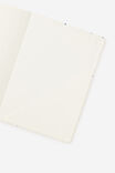 Personalised B5 Hard Cover Lined Notebook, ECRU DITSY CELESTIAL - example image 4