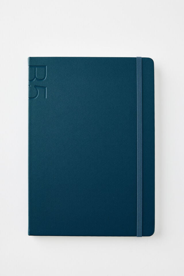 B5 Hard Cover Lined Notebook, NORTH SEA