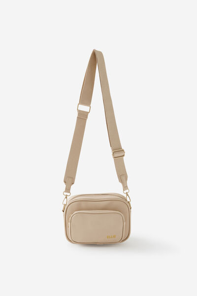 Personalised Pro Camera Crossbody, CHAI LATTE