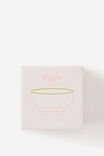 Sml Bulbous Bowl, OLIVE MOSS / STRAWBERRY MILK - example image 4