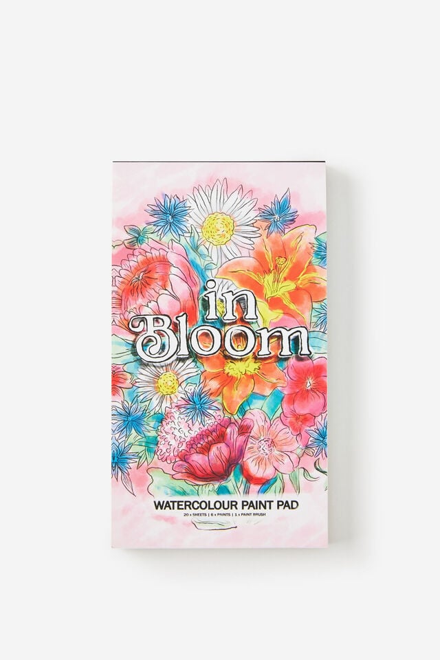 Watercolour Postcard Pad, IN BLOOM