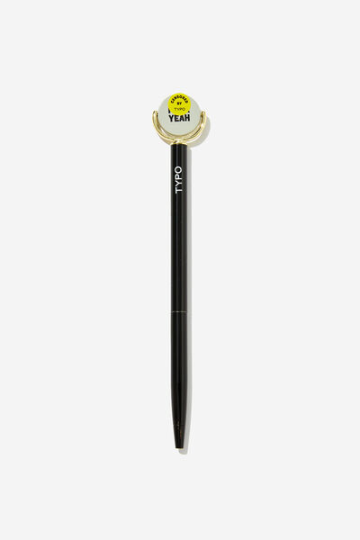 Spin Top Pen, BLACK F*CK YEAH, F*CK NO!!