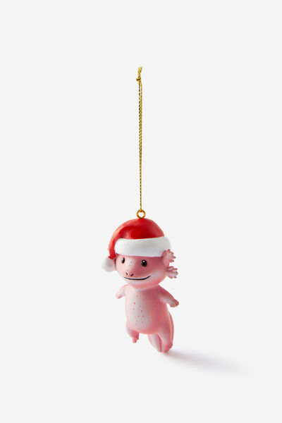 Resin Christmas Ornament, CHRISTMAS AXOLOTOL
