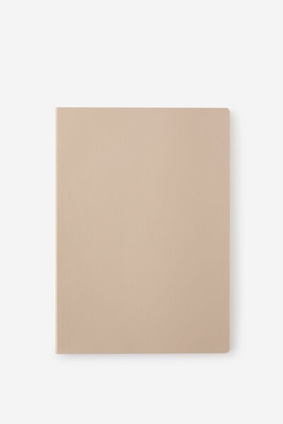 Metro B5 Soft Dot Notebook, Chai