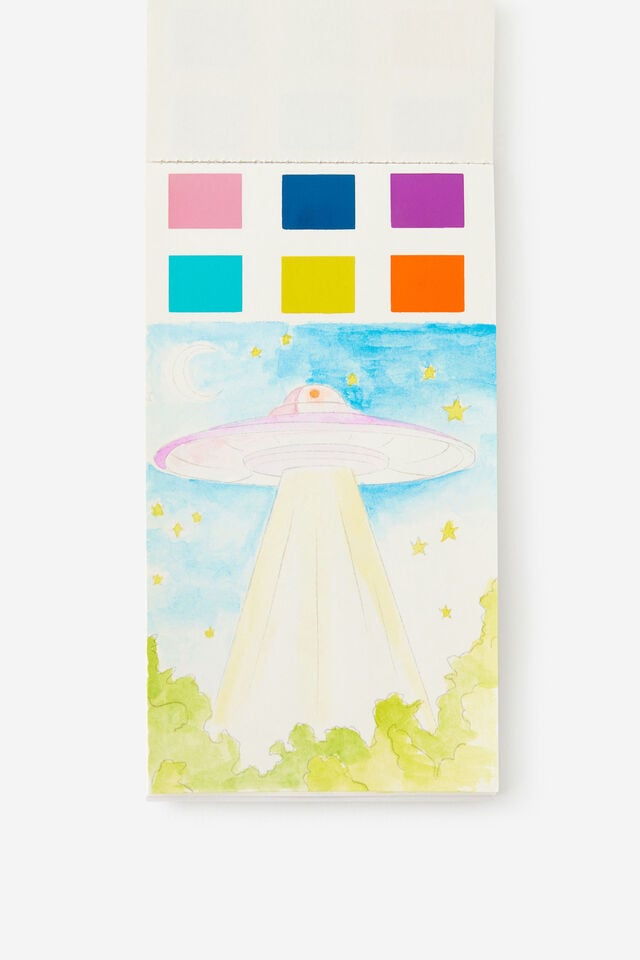 Watercolour Postcard Pad, CELESTIAL