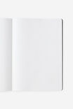 A4 Stitch Notebook, BLACK - alternate image 2