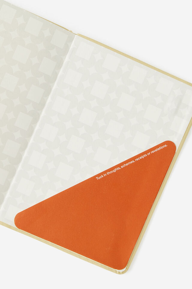 B6 Hard Cover Lined Notebook, LIMONCELLO