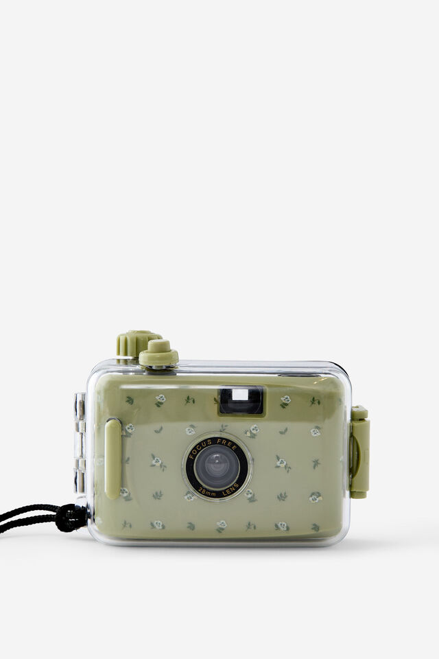 Partyproof Underwater Camera, PANSY DITSY/BAY LEAF