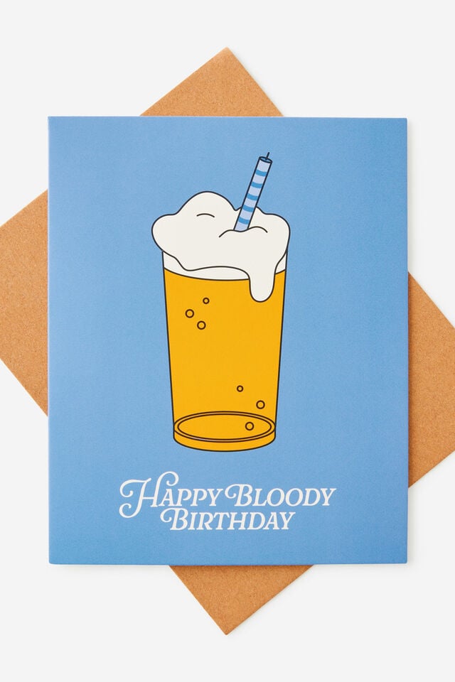 Regional Generic Card 2.0, RG AUS HAPPY BLOODY BIRTHDAY!