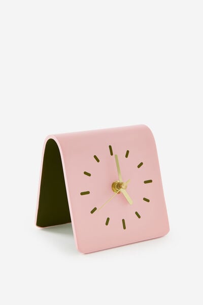Desk Scaping Retro Clock, STRAWBERRY MILK