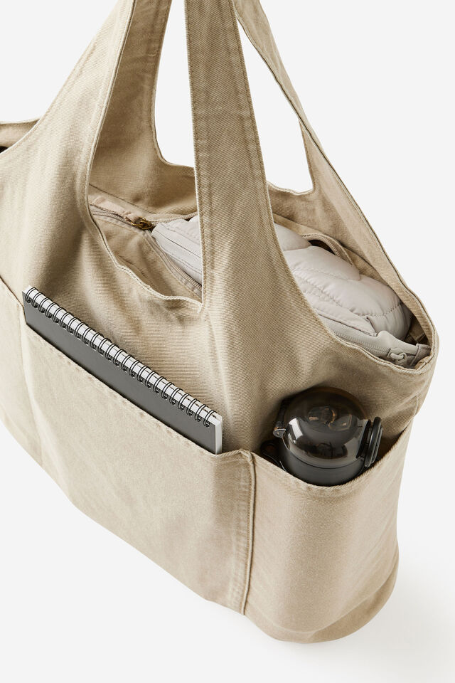 Personalised Loft Wellness Tote, CHAI LATTE